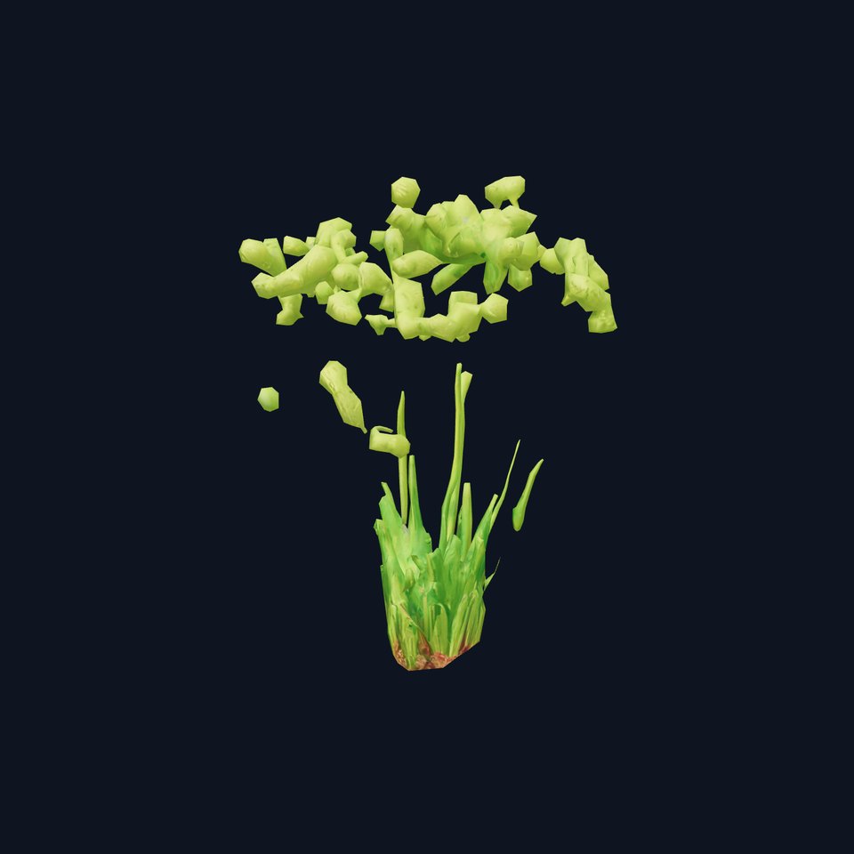 Green Seed Pods model pack